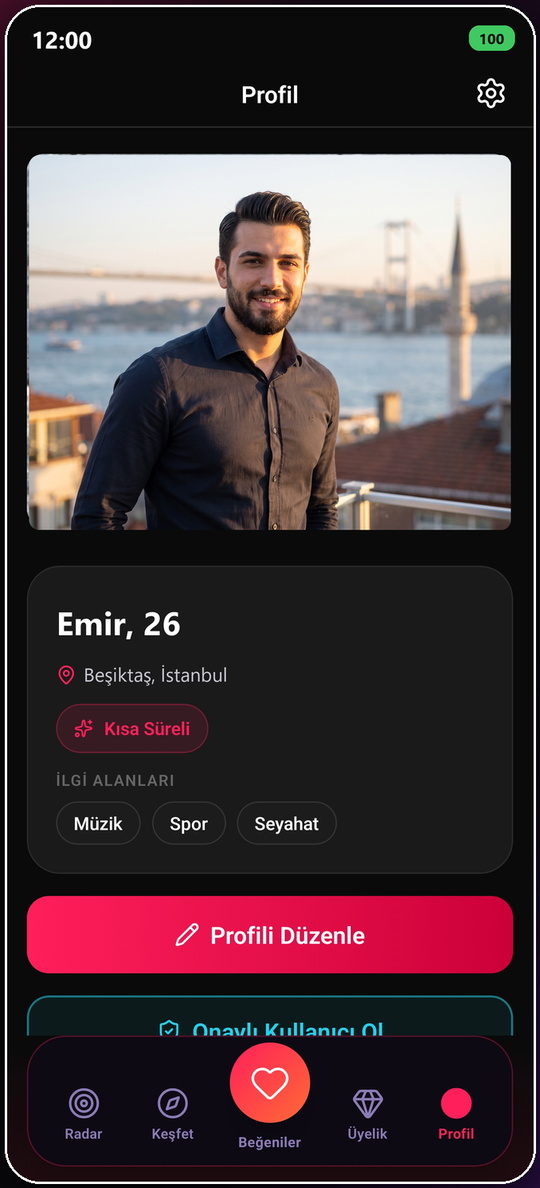 Profil ekranı